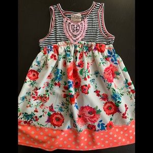 Mixed Media Dress by Pink Vanilla